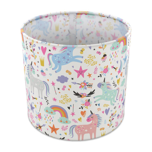 Magical Unicorn Pink Blue lampshade - 20cm Table
