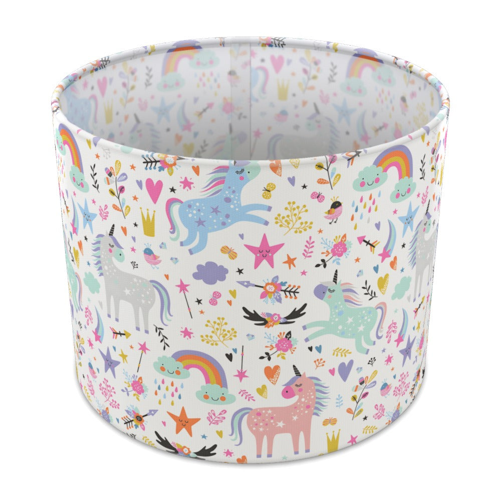 Magical Unicorn Pink Blue lampshade - 25cm Table