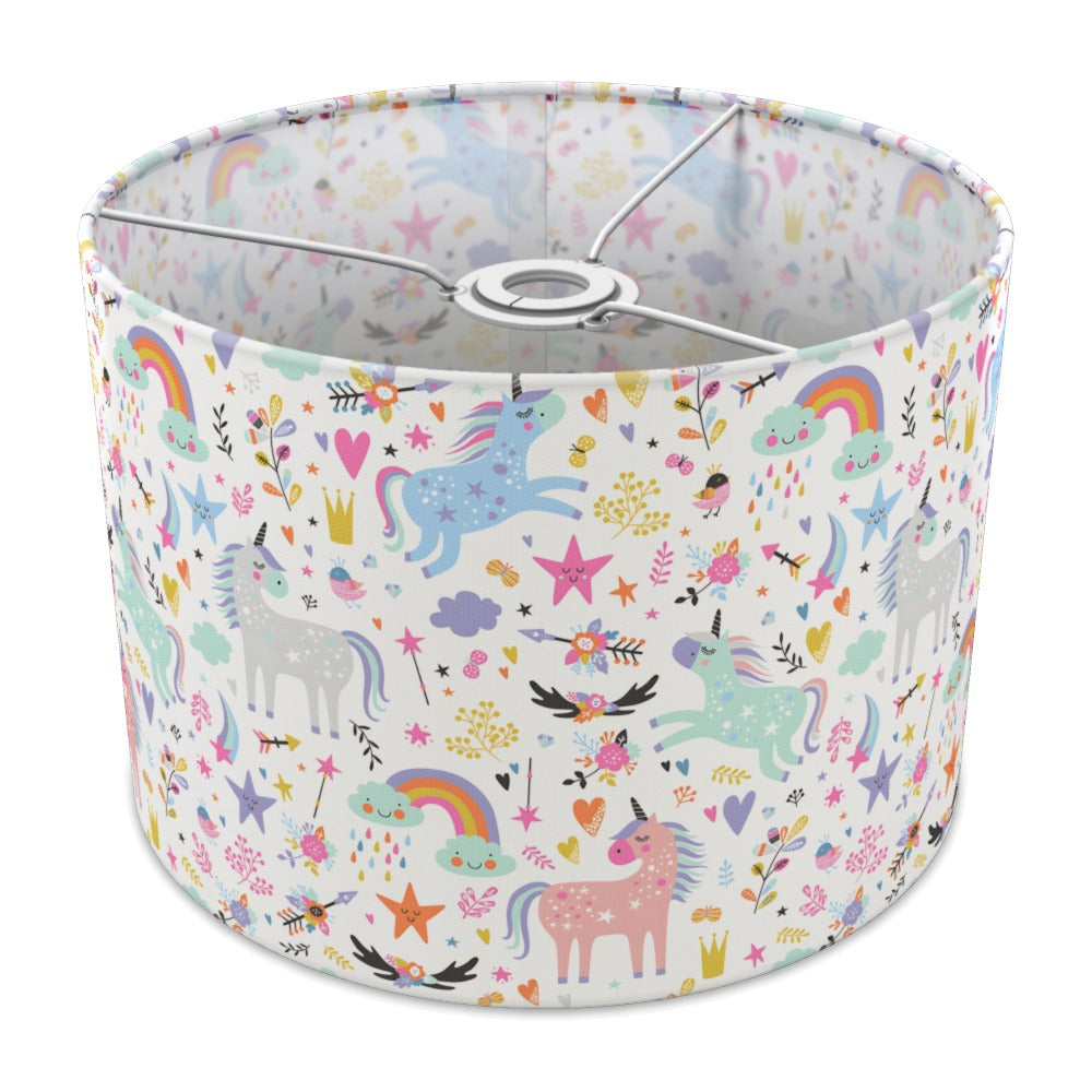 Magical Unicorn Pink Blue lampshade - 30cm Ceiling