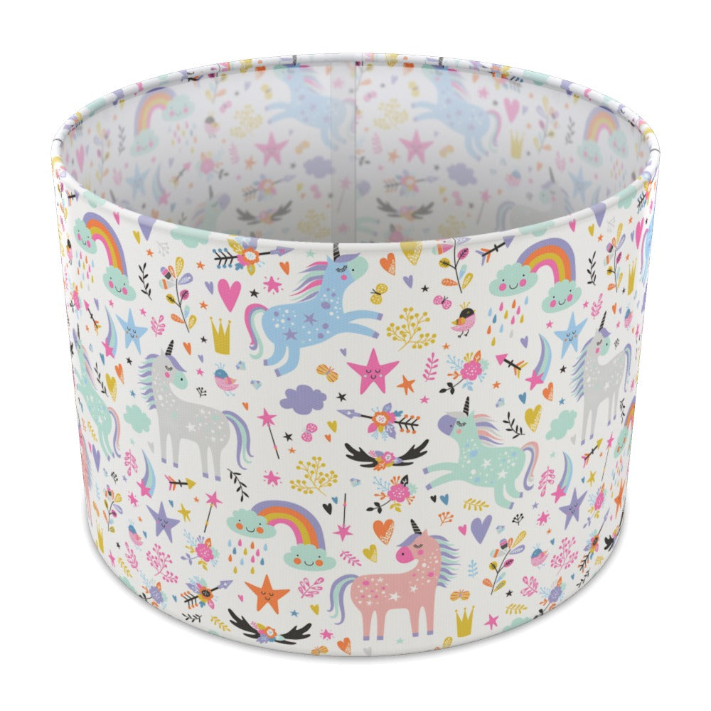 Magical Unicorn Pink Blue lampshade - 30cm Table