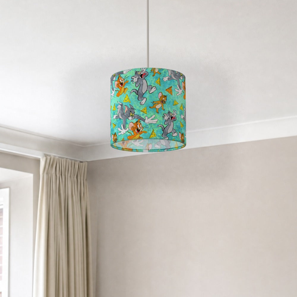 Cartoon Cat and Mouse lampshade