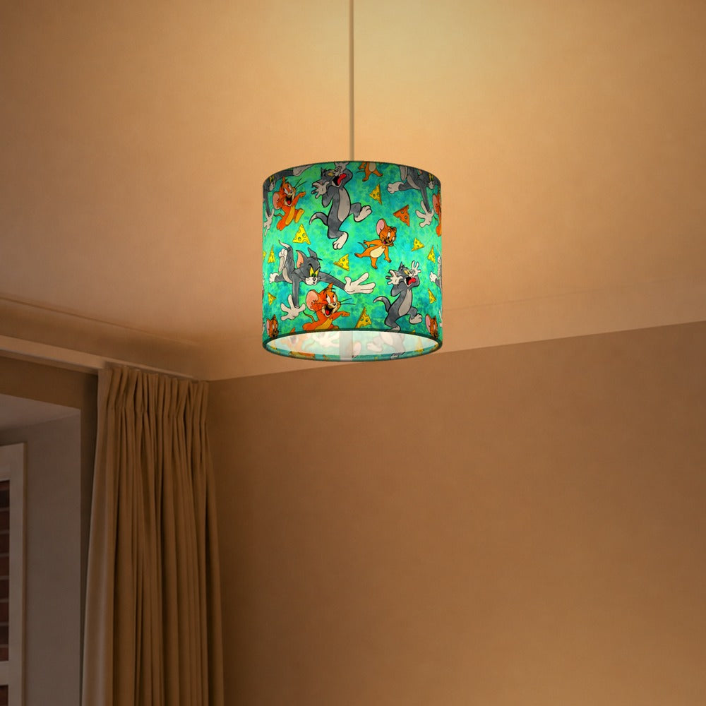 Cartoon Cat and Mouse lampshade