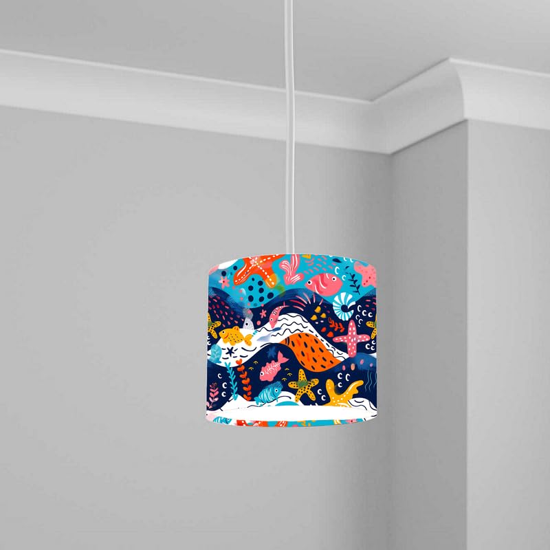 Aquatic Lampshade Kids Bedroom LightShade ver88 20CM X 18.5CM