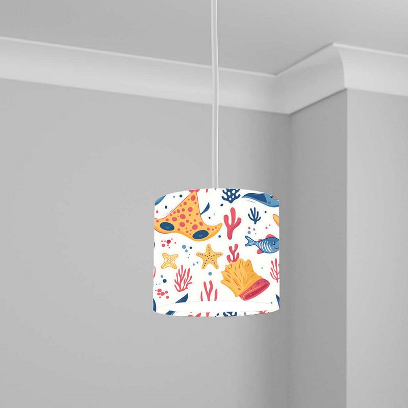 Aquatic Lampshade Kids Bedroom LightShade ver285 20CM X 18.5CM