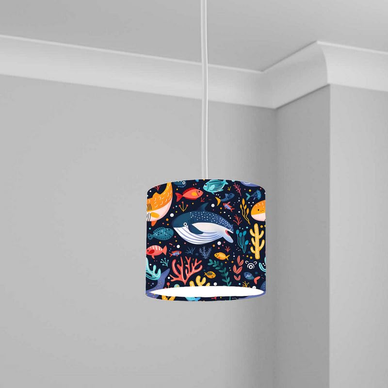 Aquatic Lampshade Kids Bedroom LightShade ver349 20CM X 18.5CM