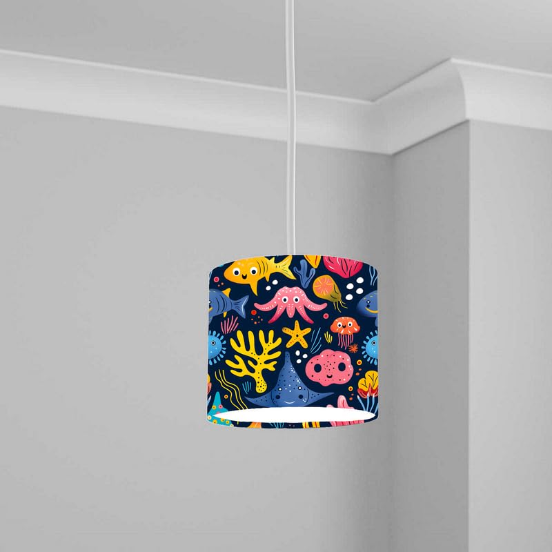 Aquatic Lampshade Kids Bedroom LightShade ver284 20CM X 18.5CM