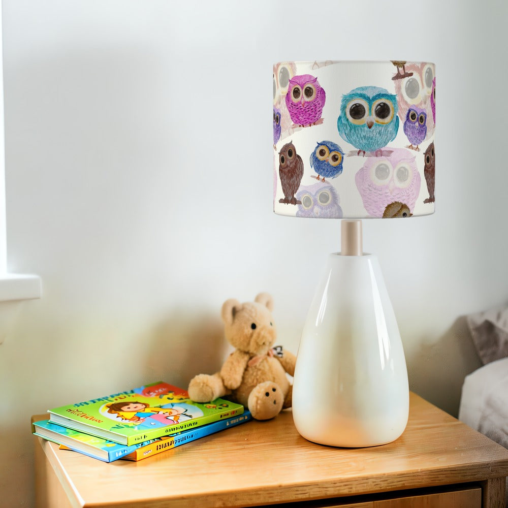 Colorful Owl Bird lampshade