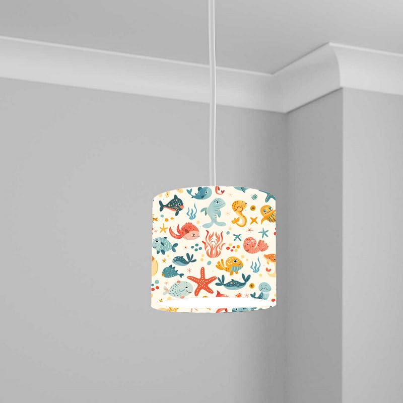 Aquatic Lampshade Kids Bedroom LightShade ver306 20CM X 18.5CM