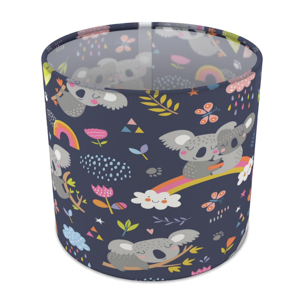 Playful Koala Rainbow Pattern lampshade - 20cm Table