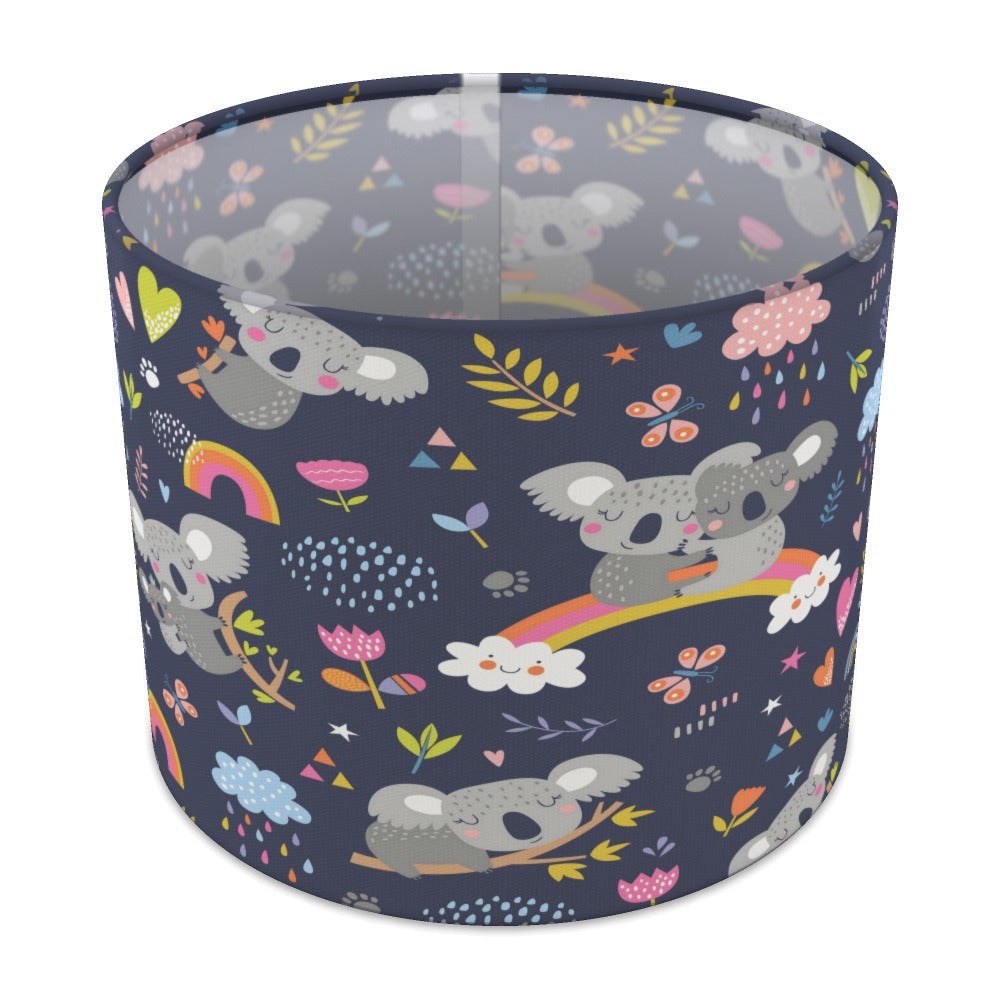Playful Koala Rainbow Pattern lampshade - 25cm Table