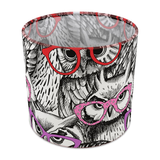 Quirky Owl Glasses lampshade - 20cm Table