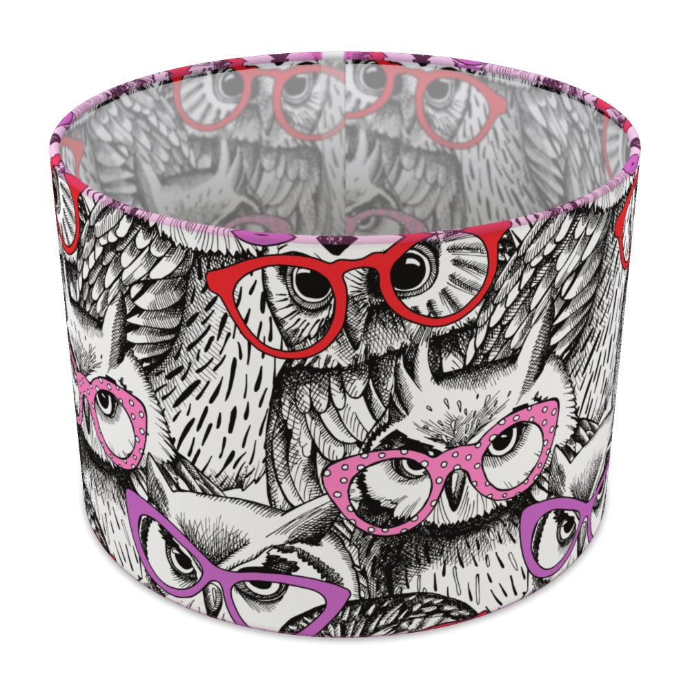 Quirky Owl Glasses lampshade - 30cm Table