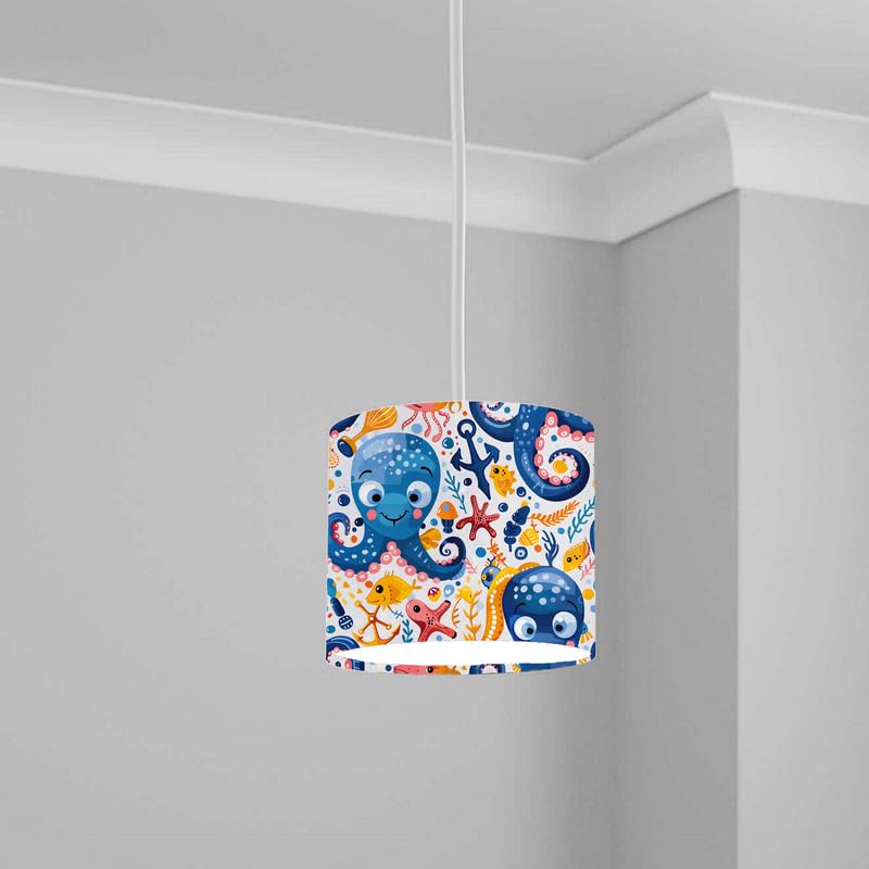 Aquatic Lampshade Kids Bedroom LightShade ver92 20CM X 18.5CM