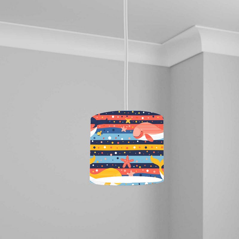 Aquatic Lampshade Kids Bedroom LightShade ver79 20CM X 18.5CM