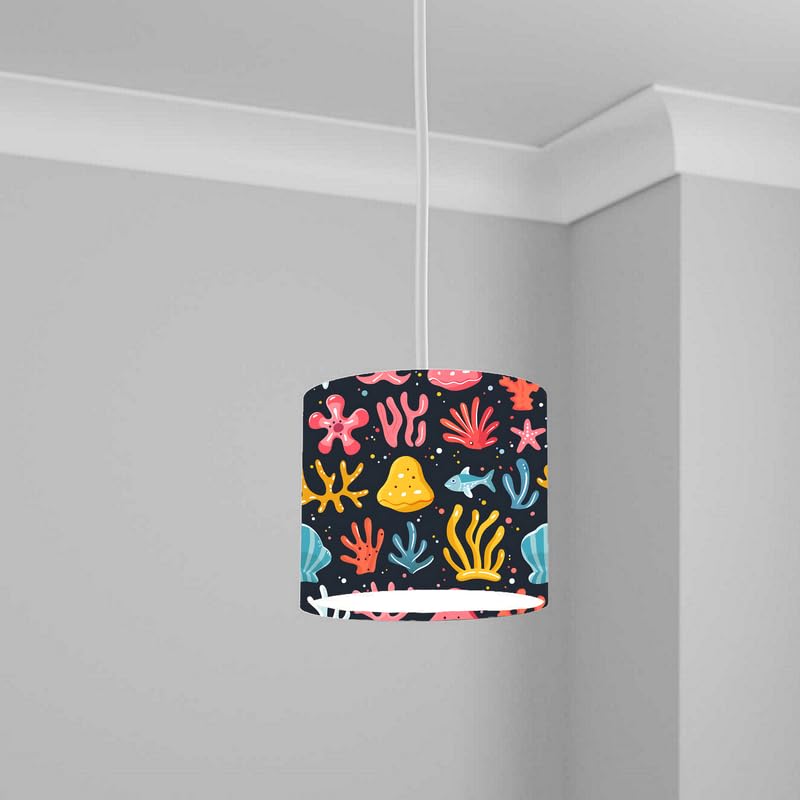 Aquatic Lampshade Kids Bedroom LightShade ver195 20CM X 18.5CM