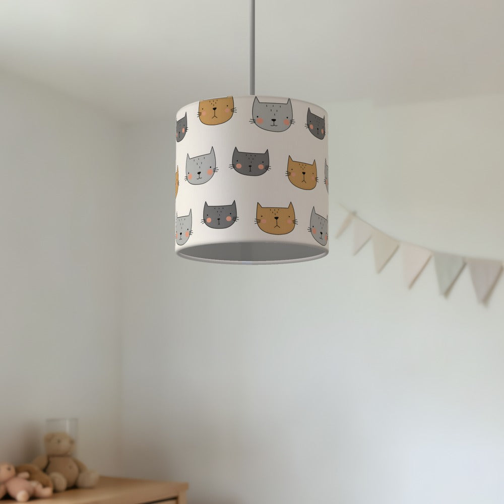 Cute Cartoon Cat Pattern lampshade