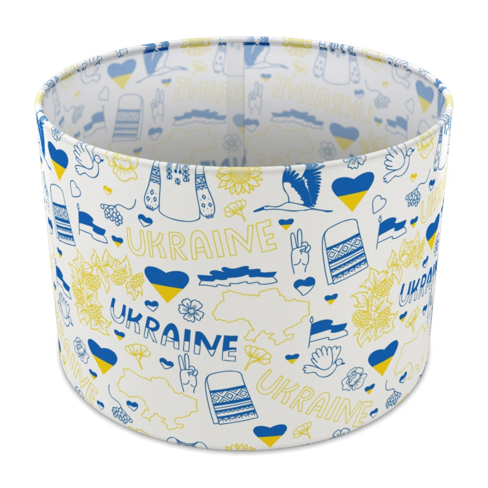 Vibrant Eastern European Theme Inspired Pattern lampshade - 30cm Table