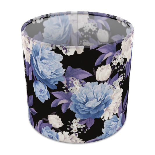 Blue and Purple Floral lampshade - 20cm Table