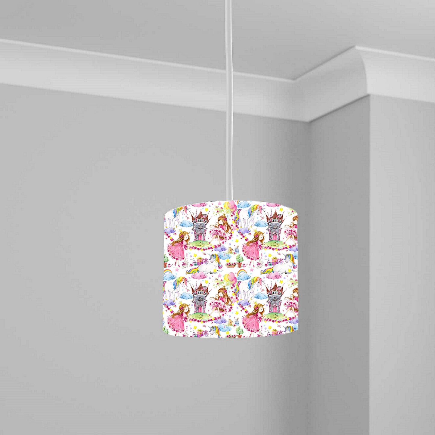 Silhouette Fairys Kids Bedroom lampshade Light Shade 20CM X 18.5CM