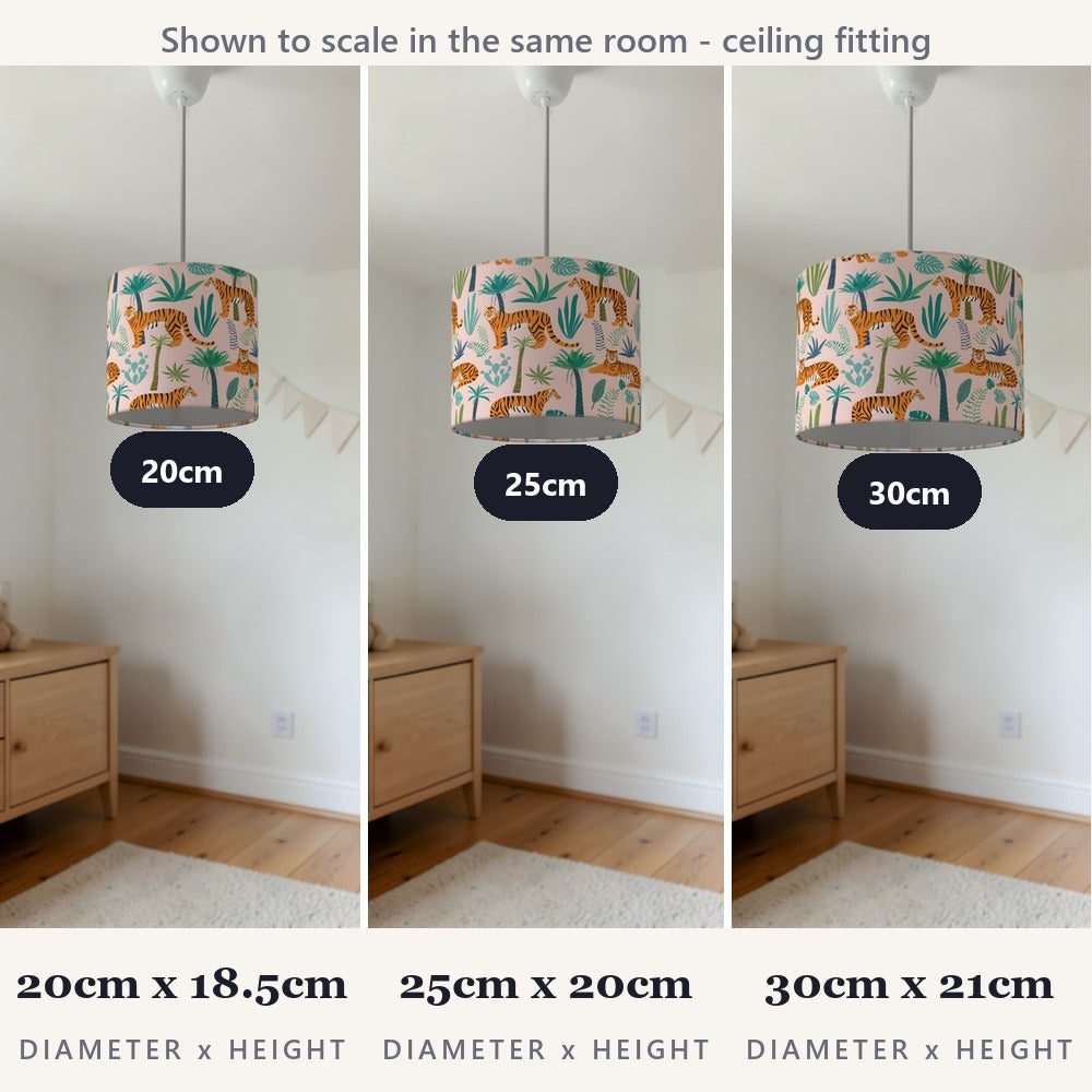 Jungle Tiger Safari lampshade