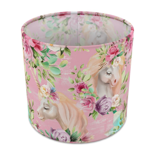 Enchanted Unicorn Floral lampshade - 20cm Table