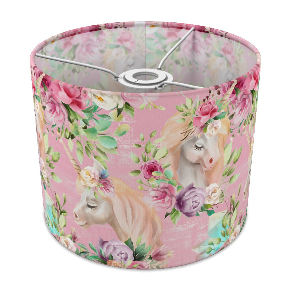 Enchanted Unicorn Floral lampshade - 25cm Ceiling