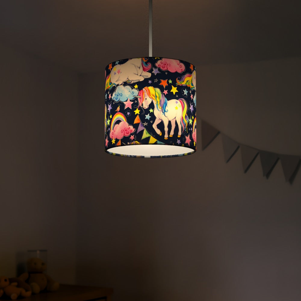 Magical Unicorn and Pink Cloud lampshade