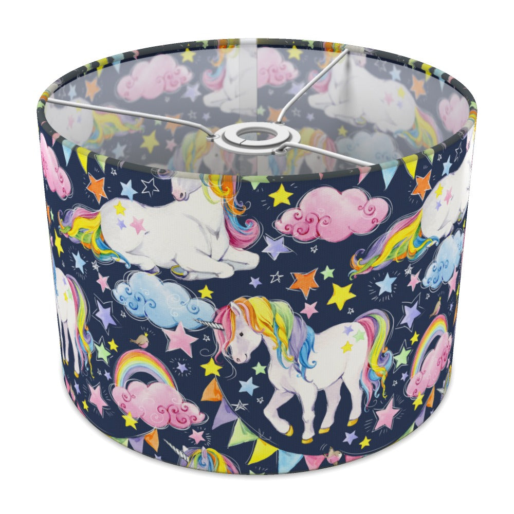 Magical Unicorn and Pink Cloud lampshade - 30cm Ceiling