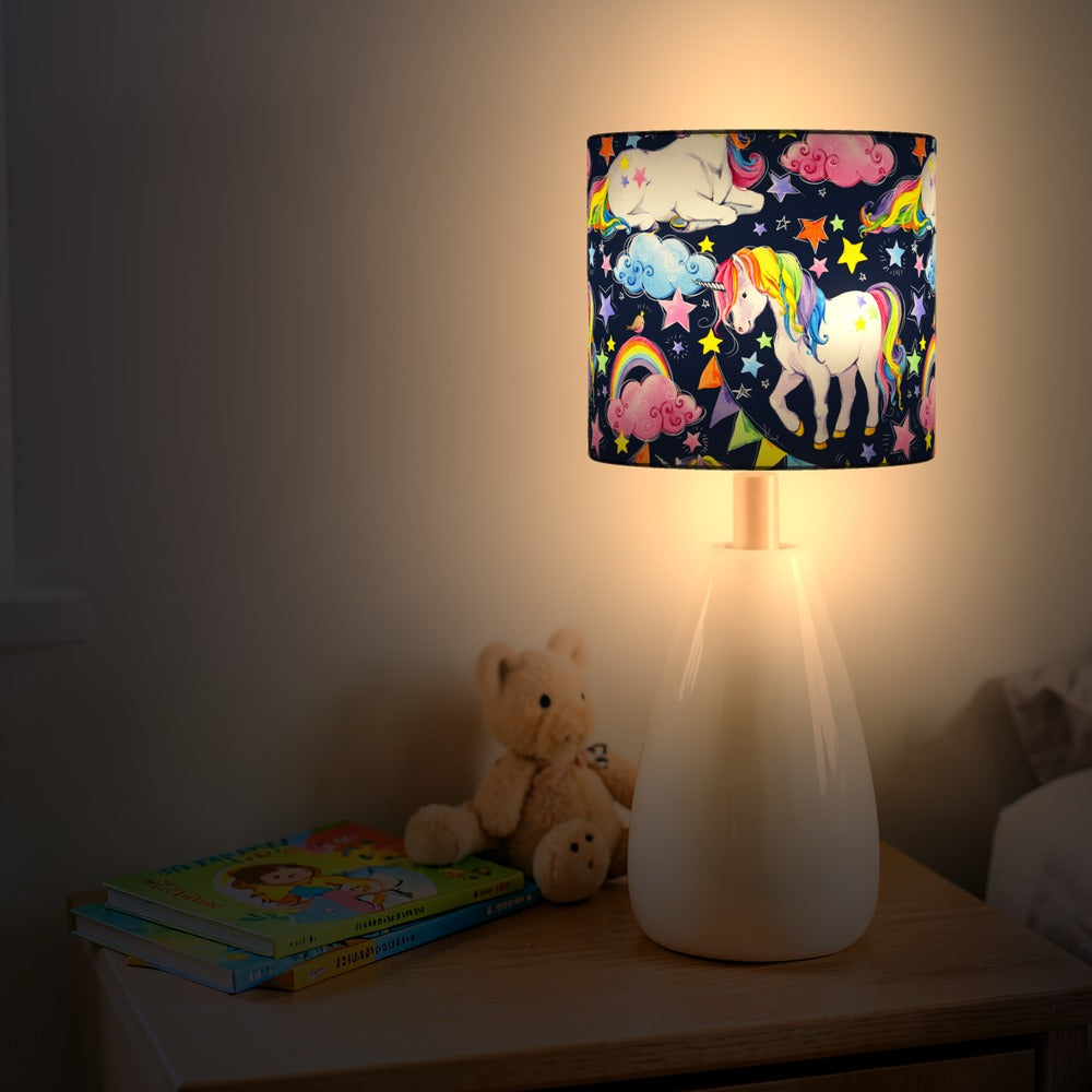 Magical Unicorn and Pink Cloud lampshade