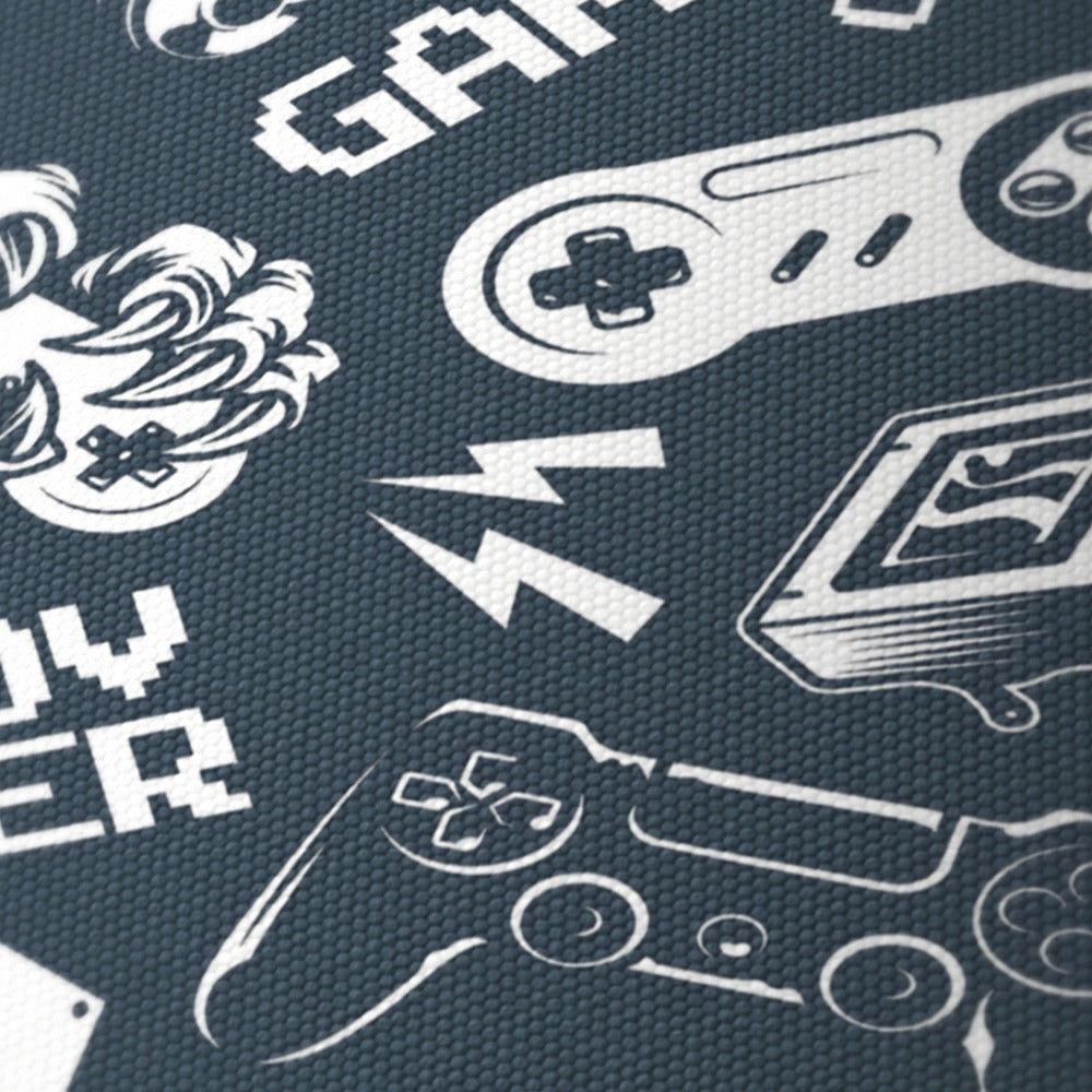 Retro Arcade Gaming Pattern lampshade