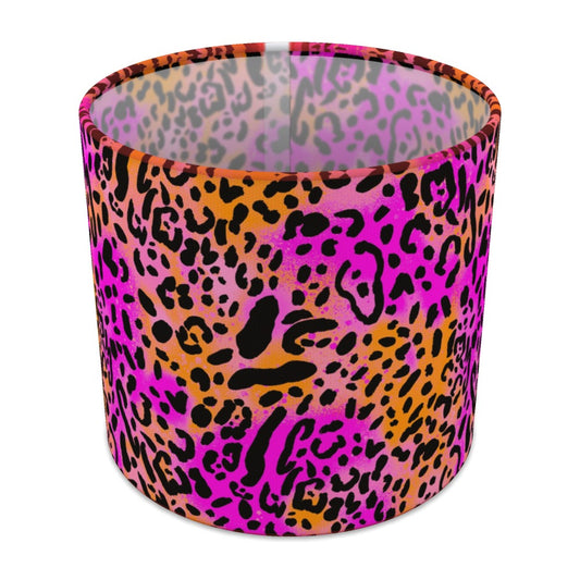 Pink Leopard Animal lampshade - 20cm Table