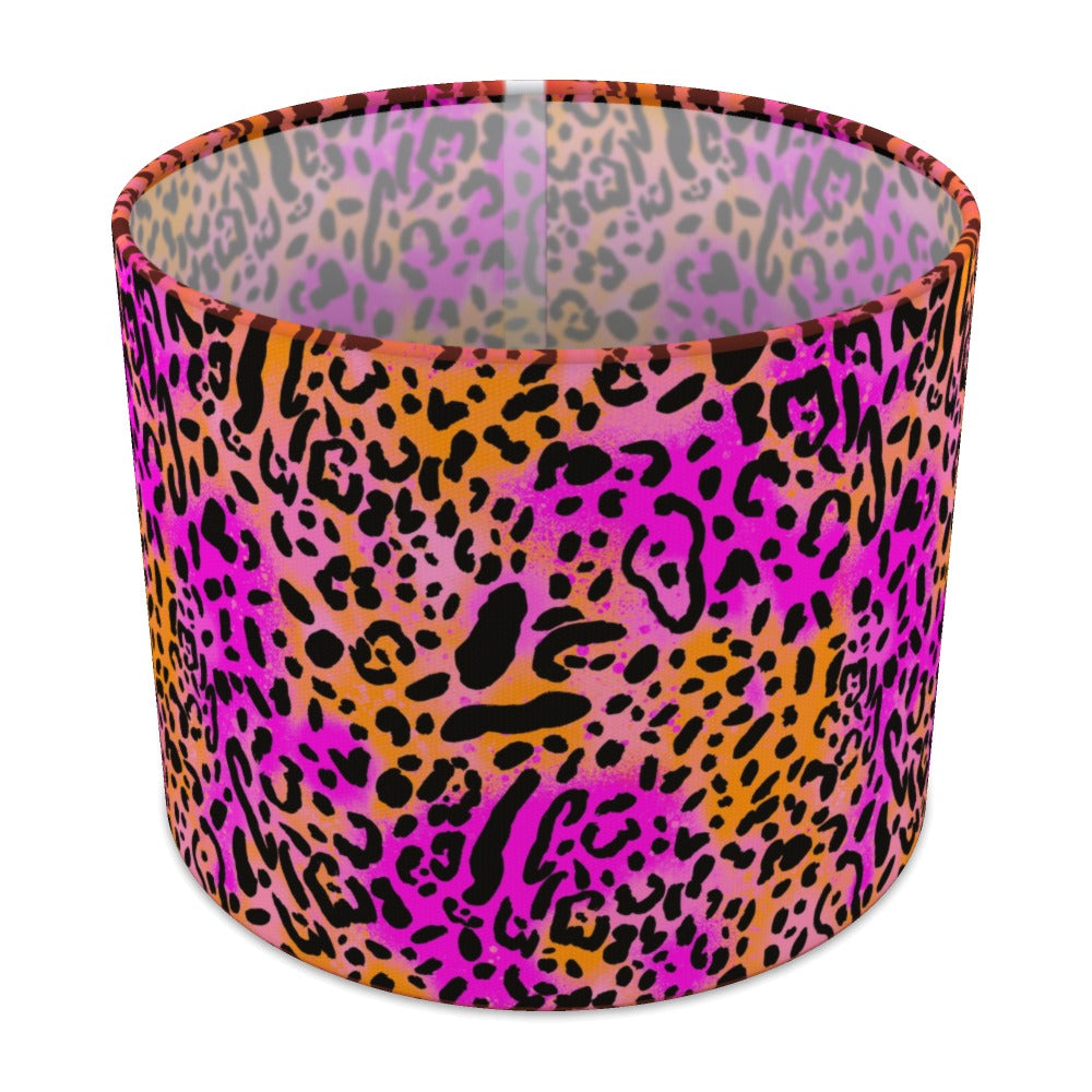 Pink Leopard Animal lampshade - 25cm Table