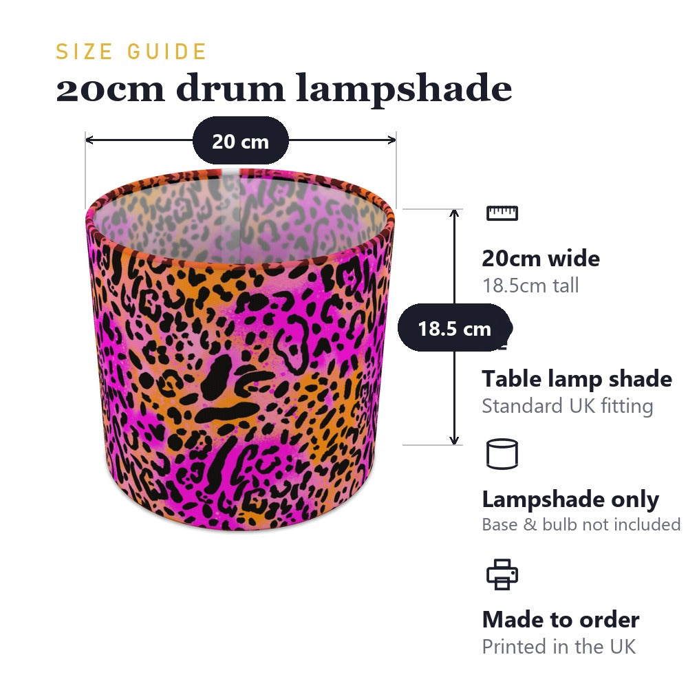 Pink Leopard Animal lampshade