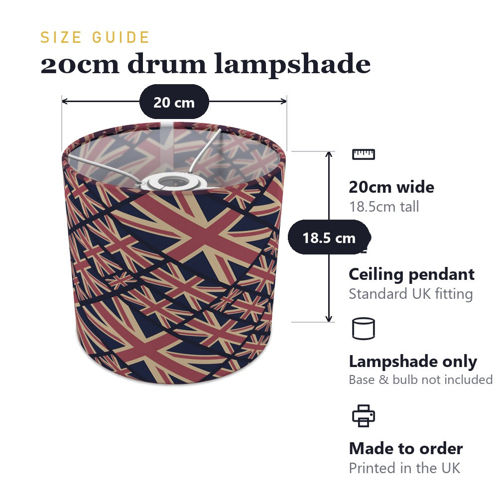 Union Jack Pattern lampshade