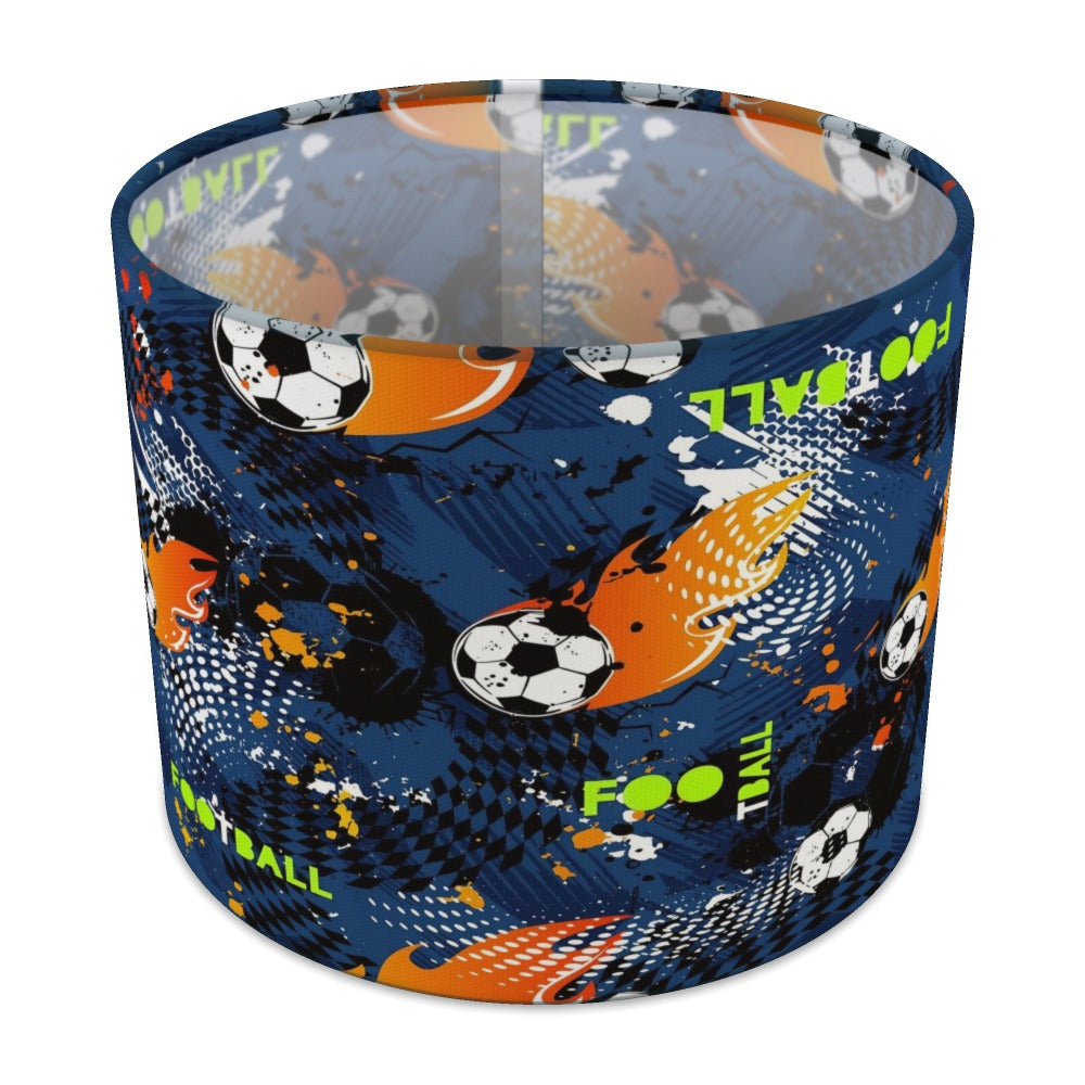 Blue Soccer Sports Theme lampshade - 25cm Table