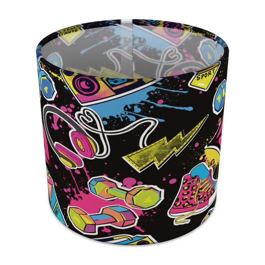 Neon Music Theme lampshade - 20cm Table