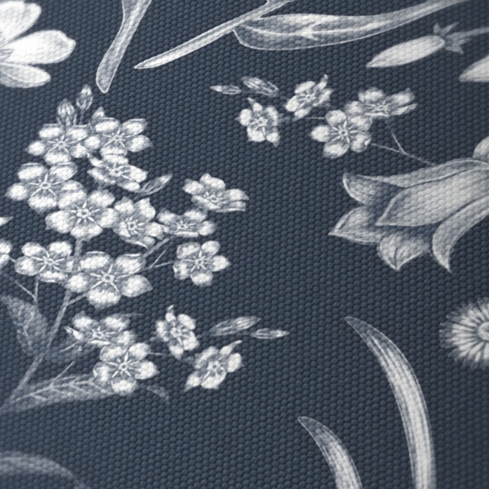 Navy Floral Pattern lampshade