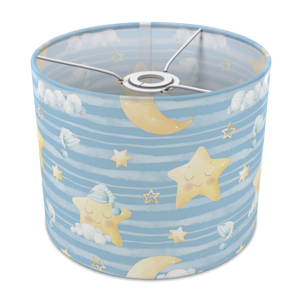 Blue Star and Moon Pattern lampshade - 25cm Ceiling