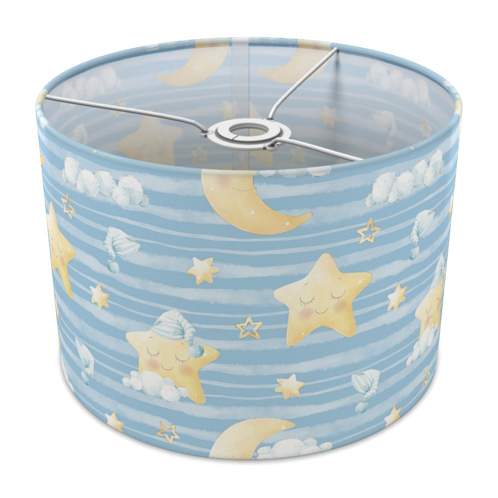 Blue Star and Moon Pattern lampshade - 30cm Ceiling