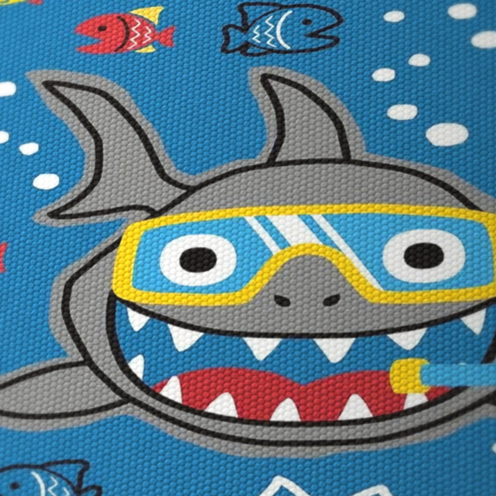 Blue Ocean Adventure Shark lampshade