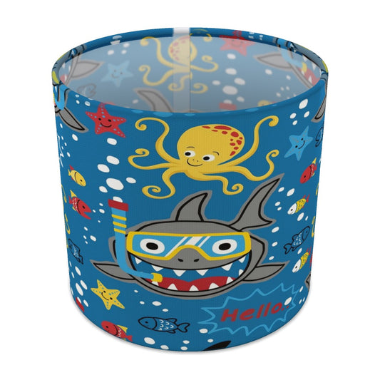 Blue Ocean Adventure Shark lampshade - 20cm Table