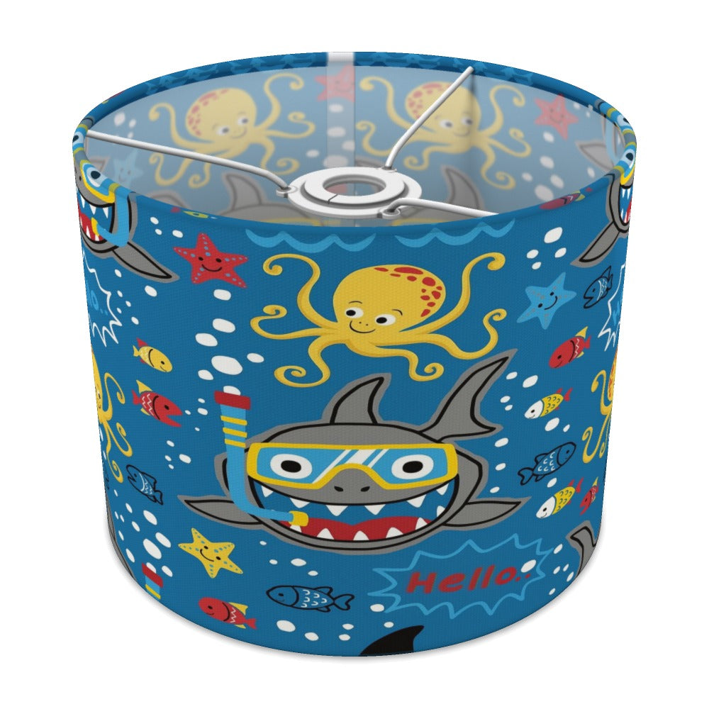 Blue Ocean Adventure Shark lampshade - 25cm Ceiling