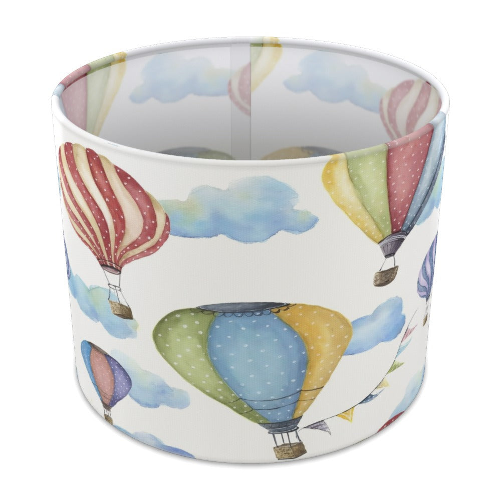 Colorful Hot Air Balloon and Clouds lampshade - 25cm Table