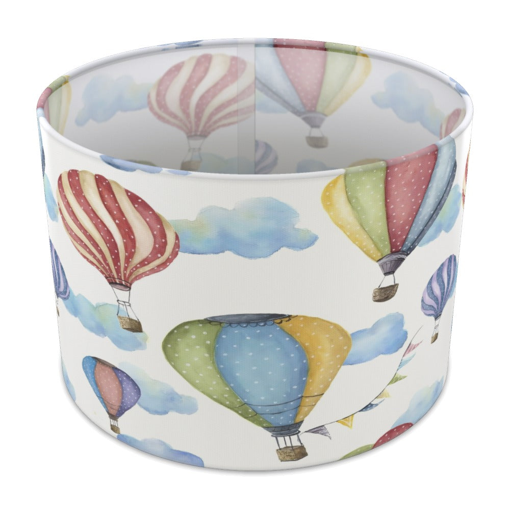Colorful Hot Air Balloon and Clouds lampshade - 30cm Table