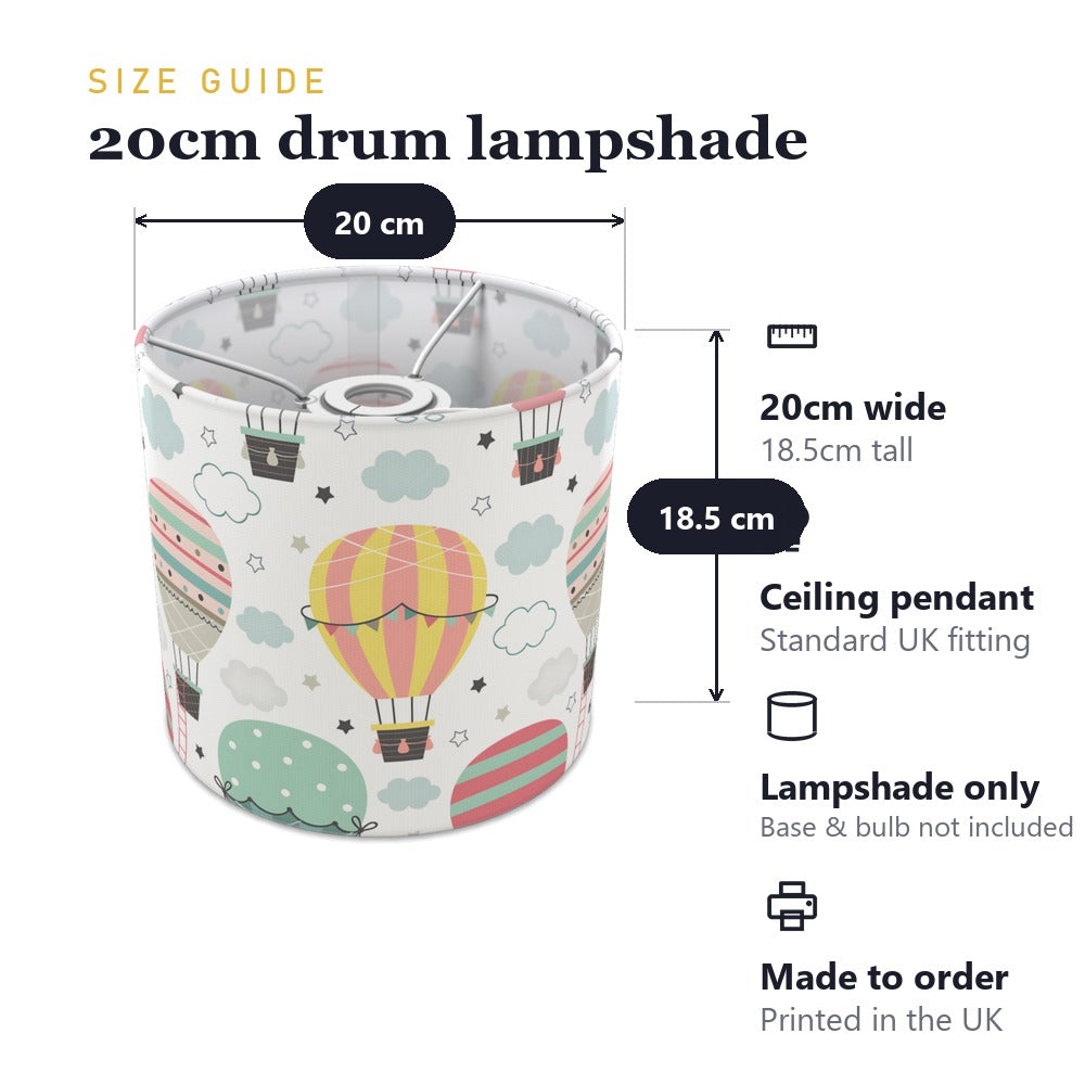 Colorful Hot Air Balloon lampshade