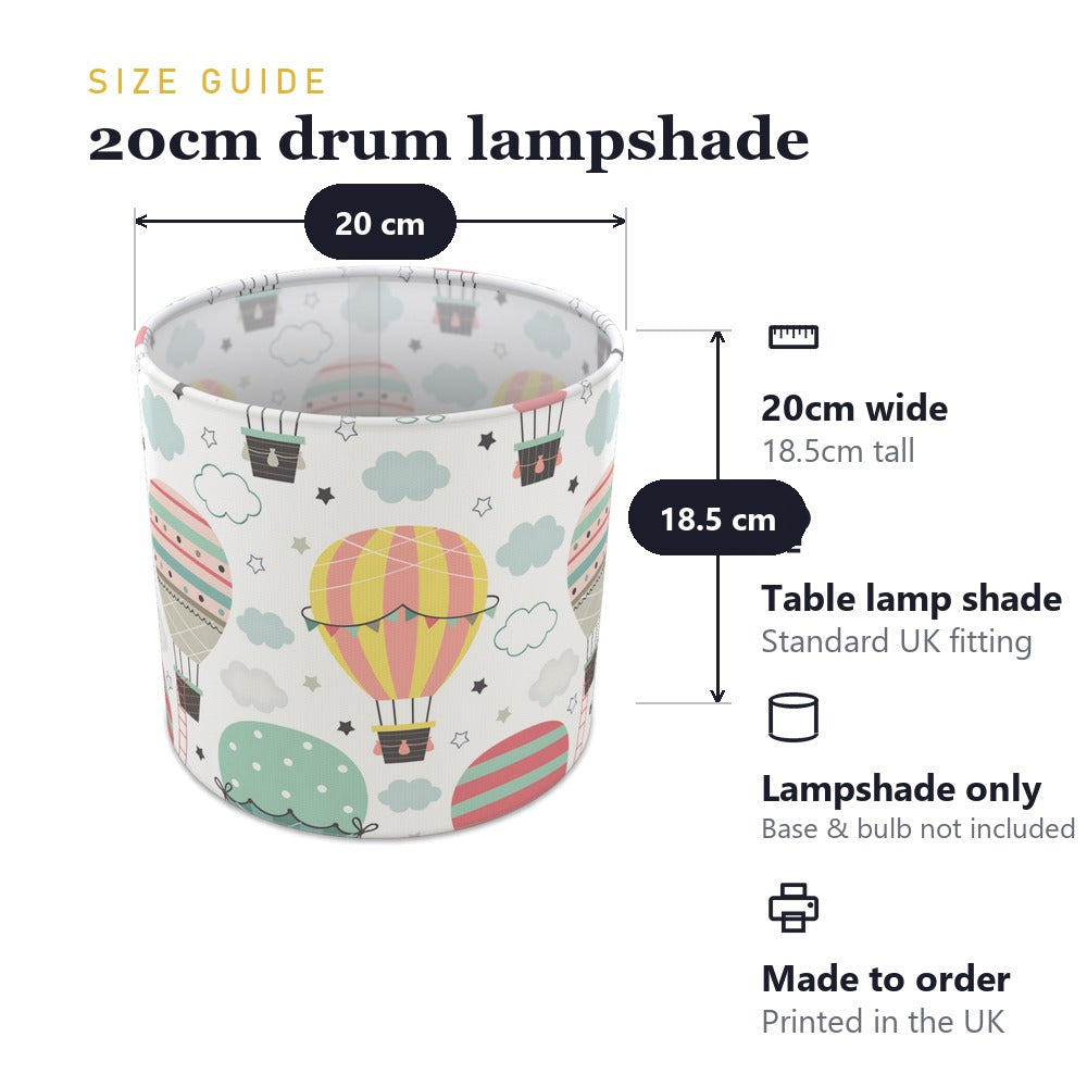 Colorful Hot Air Balloon lampshade