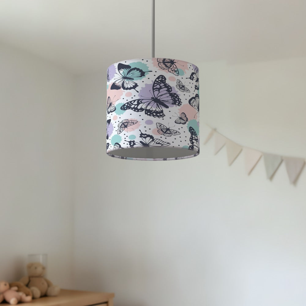 Colorful Butterfly Pattern lampshade