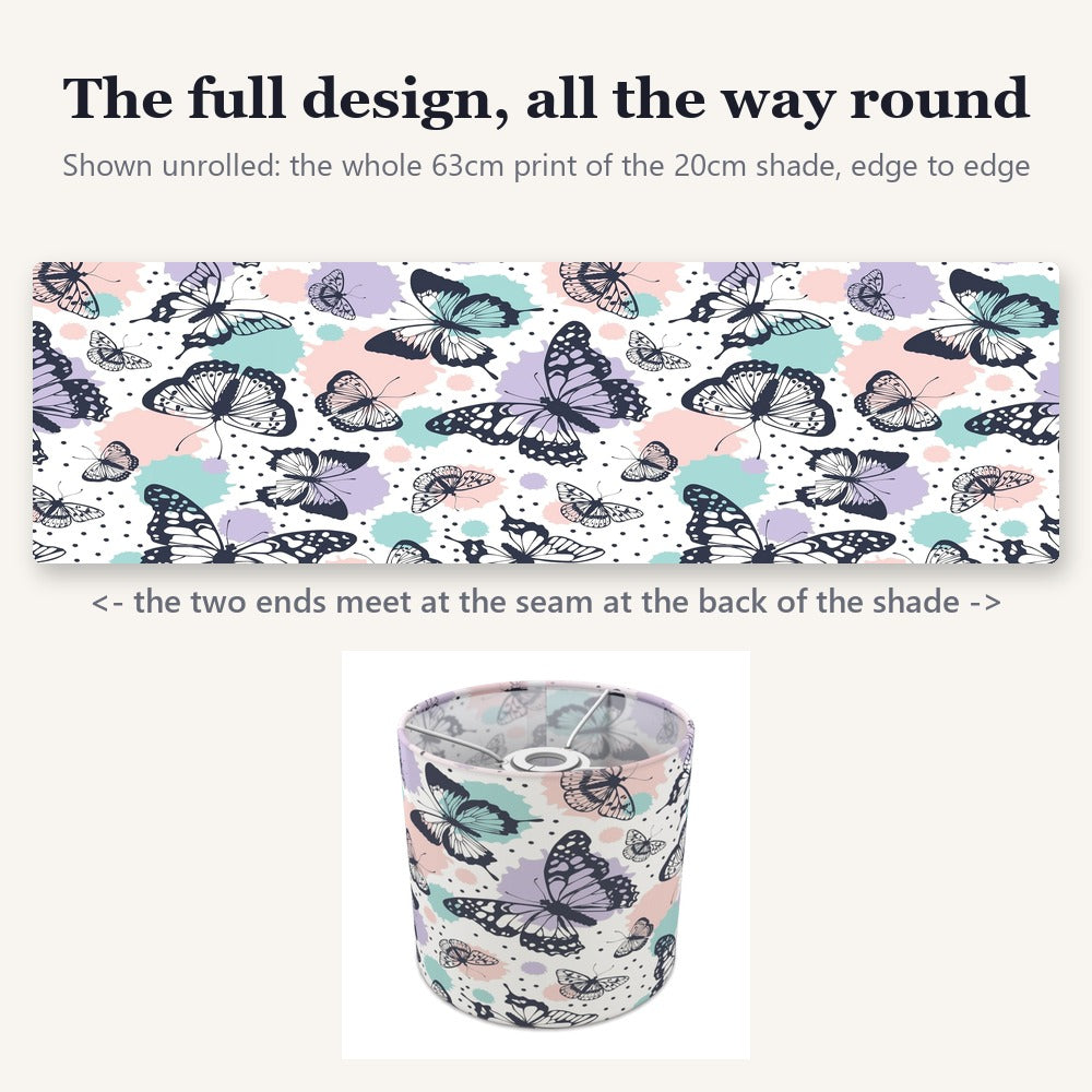 Colorful Butterfly Pattern lampshade