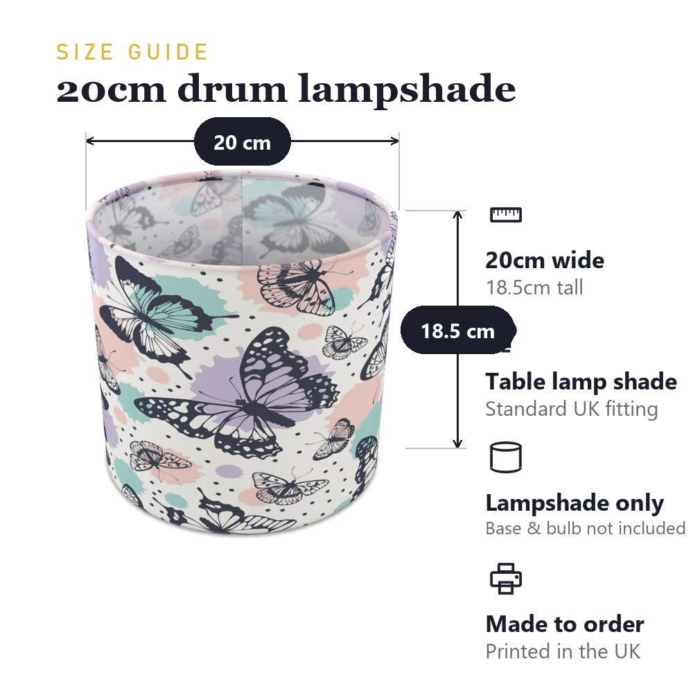 Colorful Butterfly Pattern lampshade