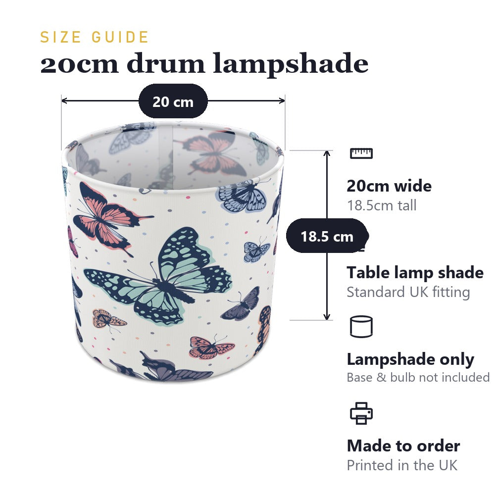 Colorful Butterfly Pattern lampshade